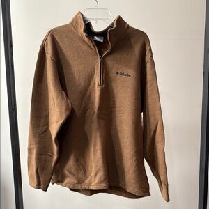 Columbia Brown Quarter-Zip Sweater